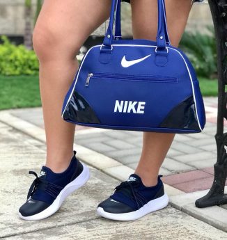 Duos de zapatos de moda bonitos deportivos Nike azul oscuro referencia 1